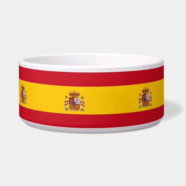 Spanische Flagge Pet Bowl Napf (Links)