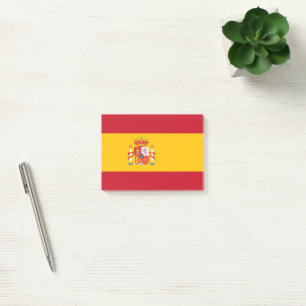 Spanische Flagge Post-it Klebezettel