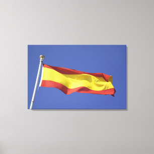 Spanische Flagge RF) Leinwanddruck