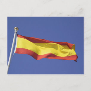Spanische Flagge — RF) Postkarte