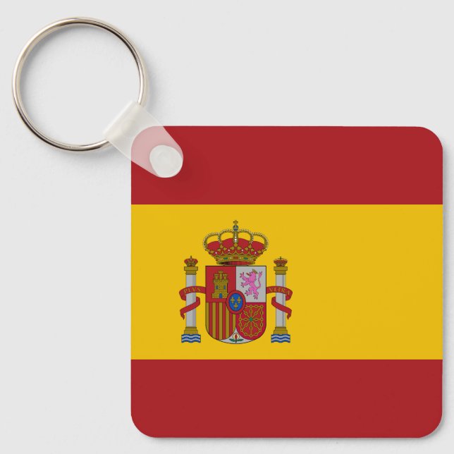 Spanische Flagge Schlüsselanhänger (Vorderseite)
