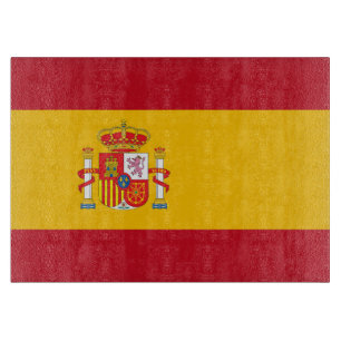Spanische Flagge Schneidebrett
