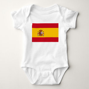 Spanische Flagge (Spanien) Baby Strampler