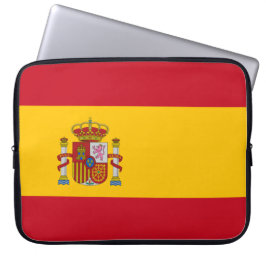 Spanische Flagge (Spanien) Laptopschutzhülle