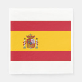Spanische Flagge (Spanien) Serviette