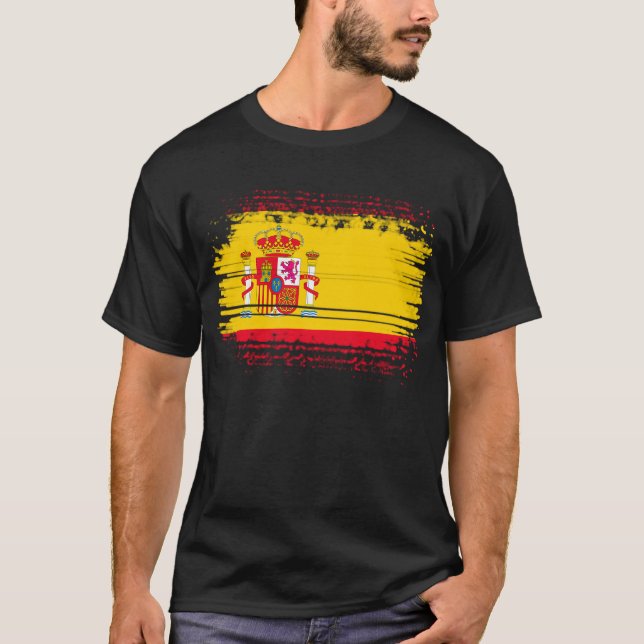 Spanische Flagge T-Shirt (Vorderseite)
