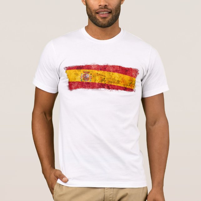 Spanische Flagge T-Shirt (Vorderseite)