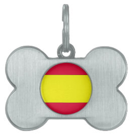 Spanische Flagge Tiermarke