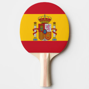 Spanische Flagge Tischtennis Schläger