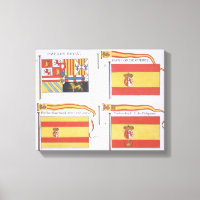 Spanische Flaggen, aus einem französischen Flaggen