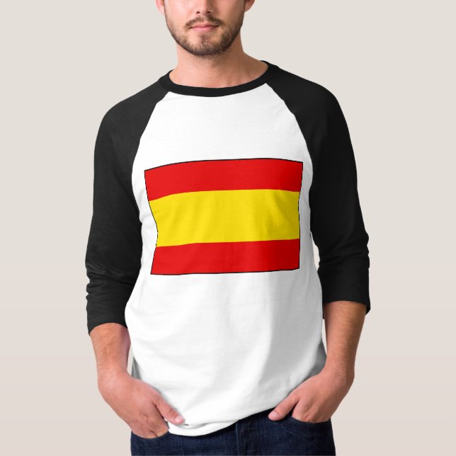 Spanische Flaggen-T - Shirts und Geschenke (Vorderseite)