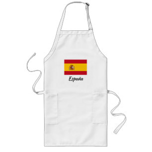 Spanische Flaggenküche, die Schürze für Männer