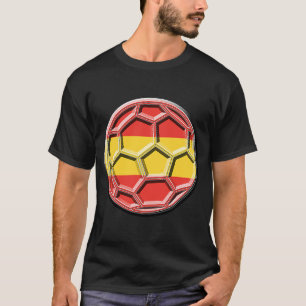 Spanische Fußballflagge T-Shirt