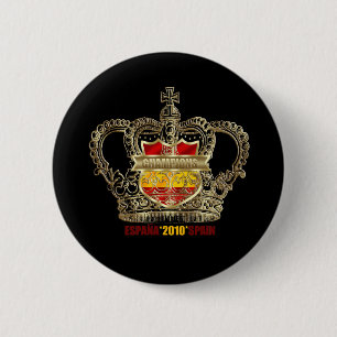 Spanische Fußballkönige Welt Meister 2010 Button