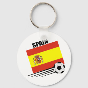 Spanische Fußballmannschaft Schlüsselanhänger