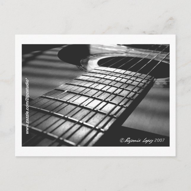 Spanische Gitarre 01 Postkarte (Vorderseite)