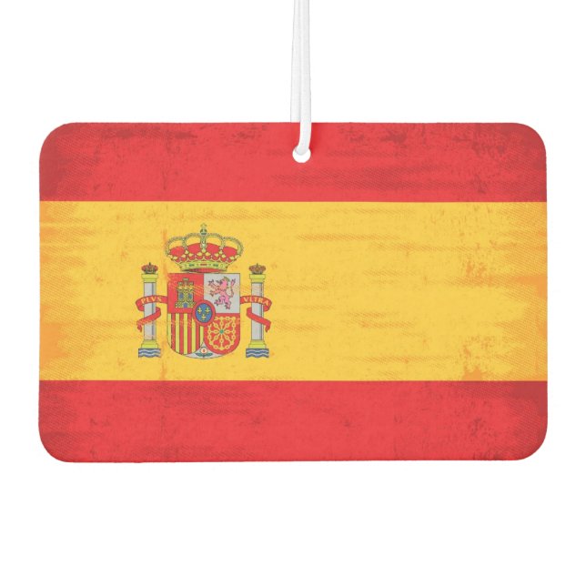 Spanische Grunge Autolufterfrischer (Vorderseite)