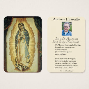 Spanische Jungfrau Mary Guadalupe Katholische Beer