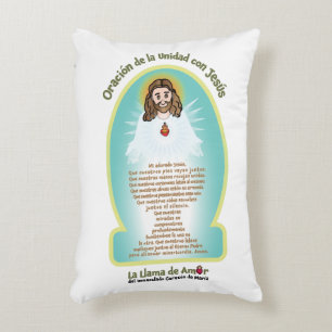 Spanische Kinder FOL Mama Mary Ikone + Einheitsgeb Dekokissen
