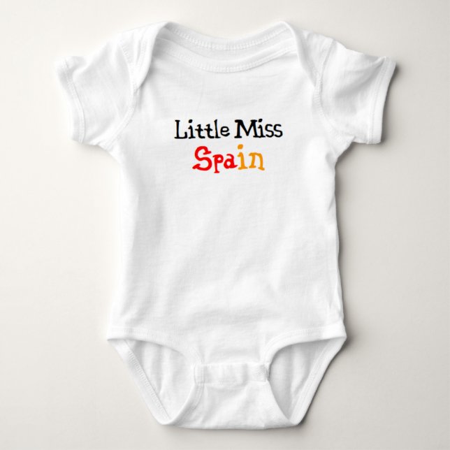 Spanische Kleinigkeit Baby Strampler (Vorderseite)