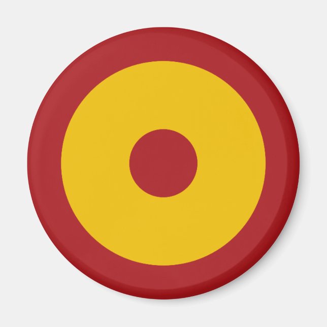 Spanische Kokarde, Spanish Roundel, Magnet (Vorne)