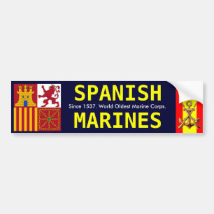 SPANISCHE KÖNIGLICHE MARINESOLDATEN AUTOAUFKLEBER