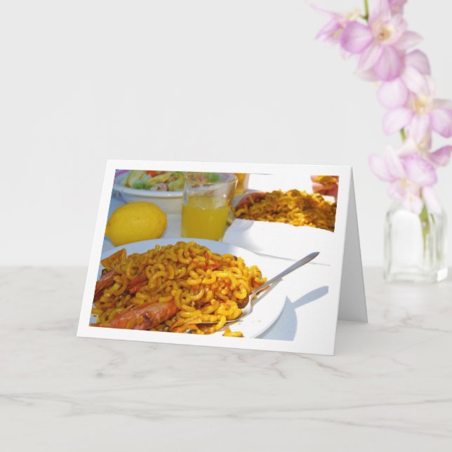 Spanische Küche Karte (Orchidee)