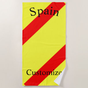 Spanische Landesflagge Thunder_Cove Strandtuch