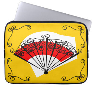 Spanische Lüfterecke Laptop-Hülle Laptopschutzhülle