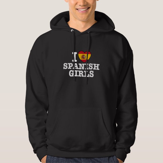 Spanische Mädchen Hoodie (Vorderseite)