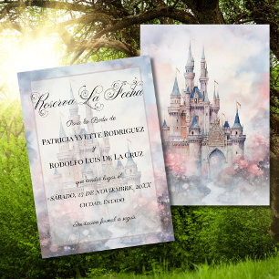 Spanische Reserva La Fecha Märchenhochzeit Save The Date