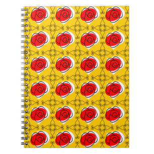 Spanische Rose Multi Notizbuch Notizblock