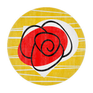 Spanische Rose Schneidebrett