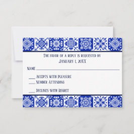 Spanische RSVP-Karten mit mexikanischem Thema RSVP Karte