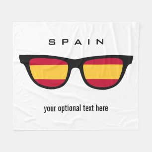 Spanische Schattierungen für Text- und Farbvlies Fleecedecke
