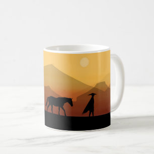 Spanische Silhouette Kaffee Tasse