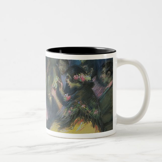 Spanische Sinti und Roma-Tänzer, 1898 Zweifarbige Tasse (Rechts)