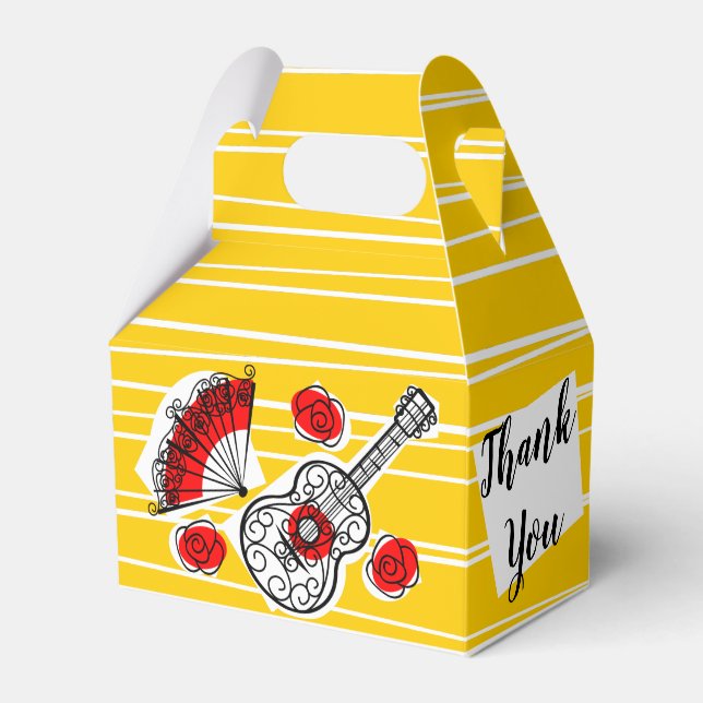 Spanische Souvenirs Dankeschön-Box Geschenkschachtel (Vorderseite)
