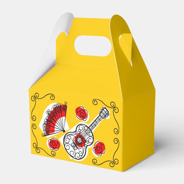 Spanische Souvenirs Ecke Gefälligkeitsbox Geschenkschachtel (Vorderseite)