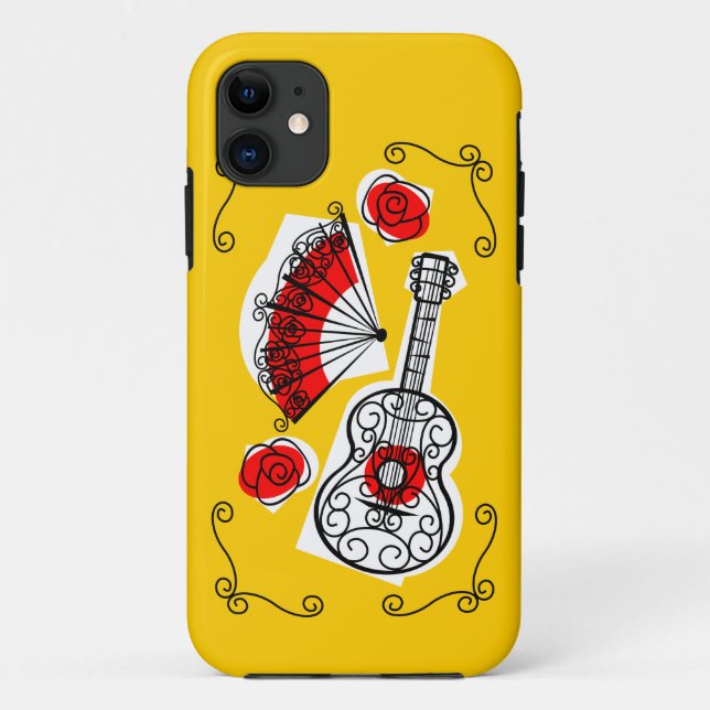 Spanische Souvenirs Ecken iPhone Fall Case-Mate iPhone Hülle (Rückseite)