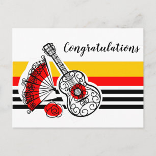 Spanische Souvenirs Klassische Gratulationslandsch Postkarte