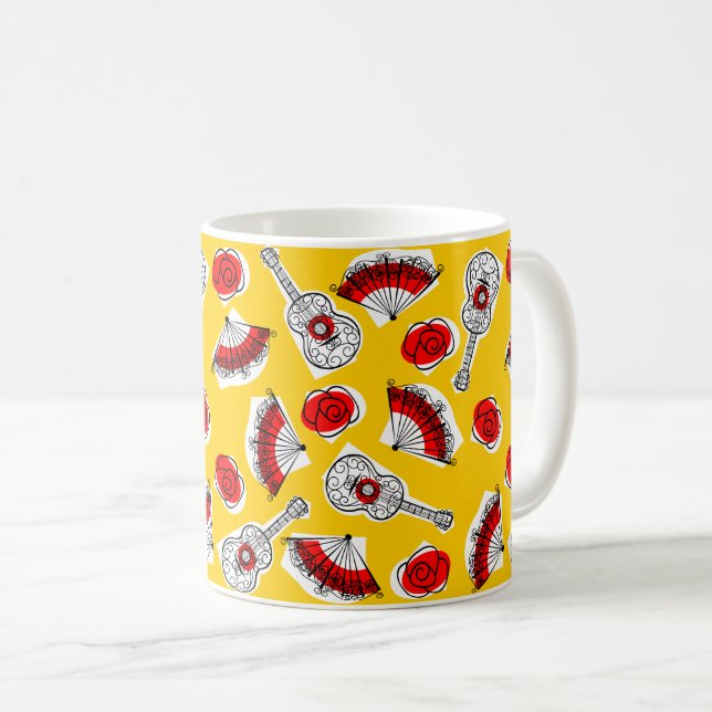 Spanische Souvenirs Multi-Tasse Kaffeetasse (VorderseiteRechts)
