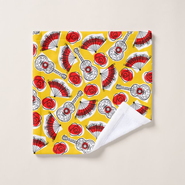Spanische Souvenirs Waschlappen (Waschlappen)