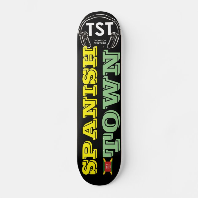 SPANISCHE STADT Skateboard (Vorderseite)