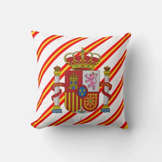 Spanische Streifenflagge Kissen (Vorderseite)