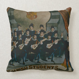 "Spanische Studenten, Universität von Madrid" Kissen
