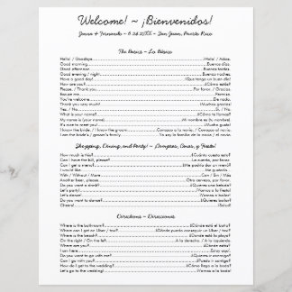 Spanische Tafel - Zweisprachige Hochzeit