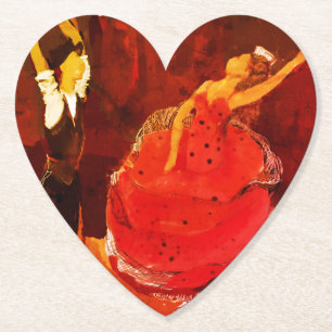 Spanische Tänzer Untersetzer