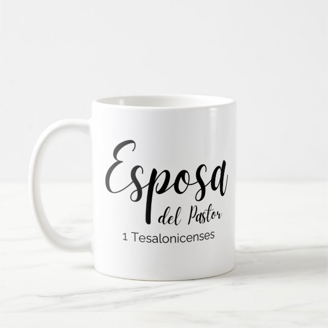 Spanische Tasse der Ehefrau Pastor (Links)