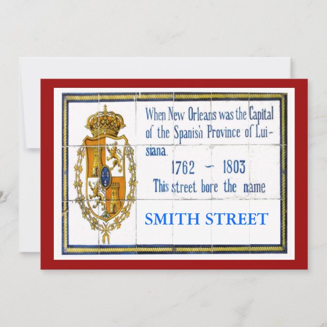 Spanische Tile Mural, Name bearbeiten (Vorderseite)